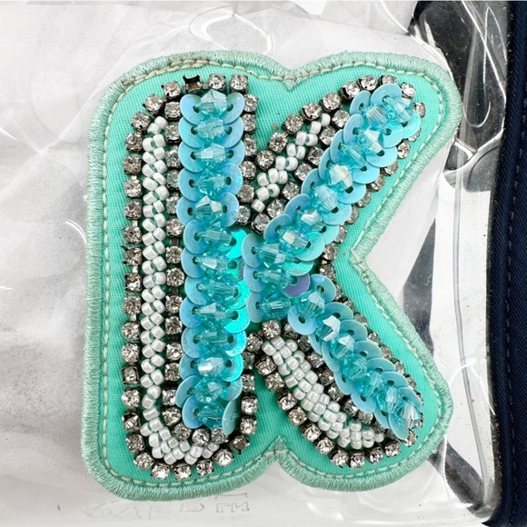 STONEY CLOVER LANE Clear Pouch Initial K - Picture 2 of 7